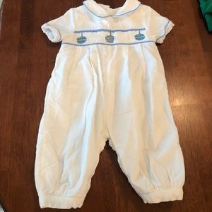 Cecil & Lou smocked ornament longall